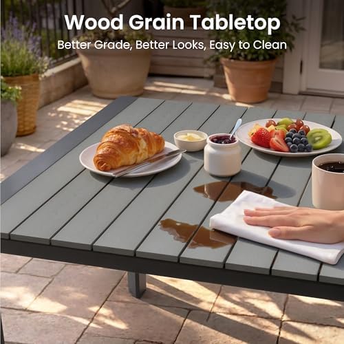 Crestlive Products 9 Pieces Aluminum Outdoor Patio Dining Set of 8 - Image 4