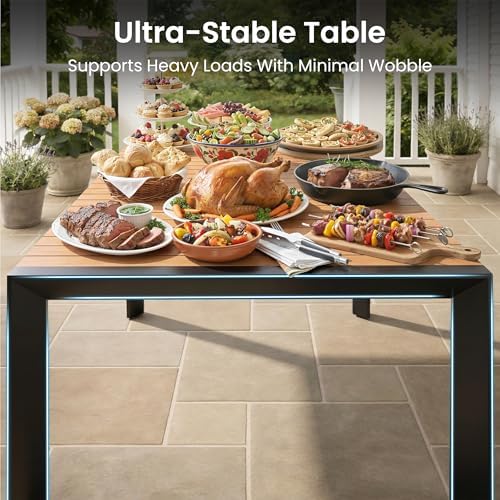 Crestlive 9 Pieces Outdoor Dining Set 83" Patio Table and Chair Sets for 8 - Image 7
